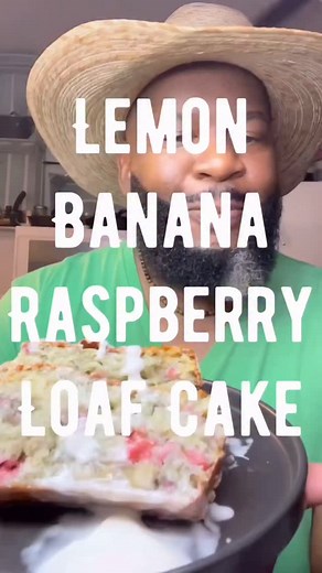 47 reactions · 15 comments | Lemon Banana Raspberry Loaf Cake...