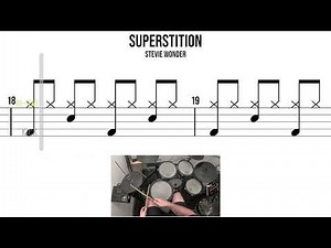 Superstition Stevie Wonder🥁 Hard Beginner Version