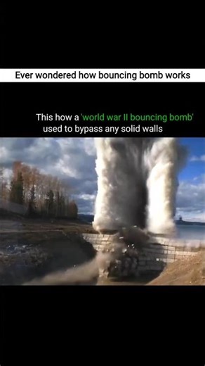 this is how bouncing bomb work #science #tech