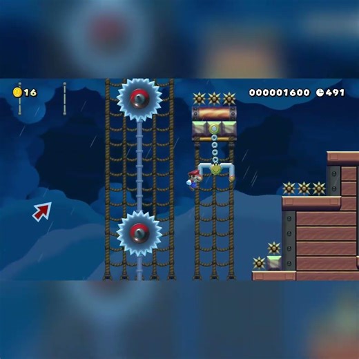 ◯ Sky Fortress ⬤【Platformer】 by カッティングせら [Kattingusera] #shorts 🍄Super Mario Maker 2 | Switch 2 #dvm