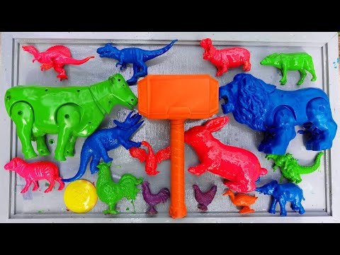 Cleaning Dirty Animal Toys | Cow, Duck, Elephant & More (Satisfying Wash)