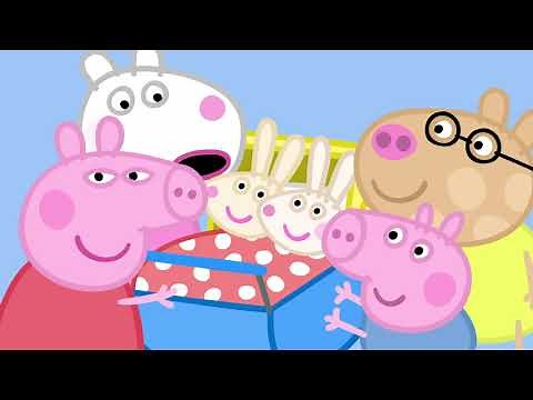Peppa Meets Miss Rabbit and the Baby Rabbits 🐷🐰