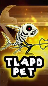 NEW FISHBONE TLAPD PET AQW #gaming #aqworlds #mmorpg