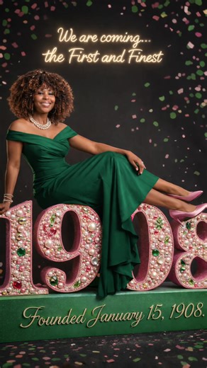 Are you ready? She’s coming! 💕💚#AKA #alphakappaalpha #J15 #sorority #capcut