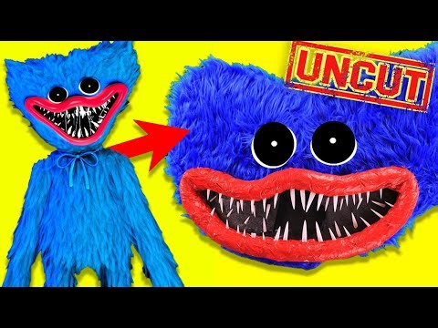 *1 HOUR* Make a DIY Poppy Playtime Huggy Wuggy Mask with me