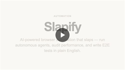 Introducing Slapify: Autonomous Browser Agents for Automation | Slaps.dev posted on the topic | LinkedIn