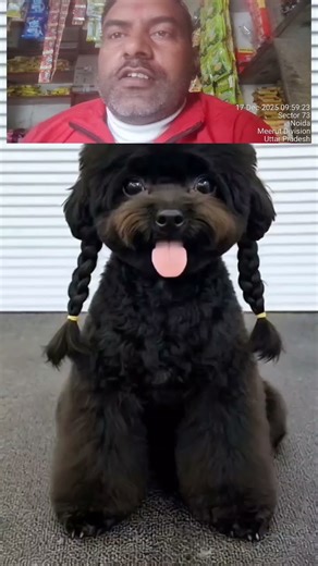 New style hair cut for puppy