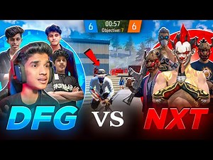 😨DFG VS NXT | HINDI 🔥TOP SQUAD | 6 - 6 🤬INTENSE MATCH | FREE FIRE IN TELUGU #dfg #freefire