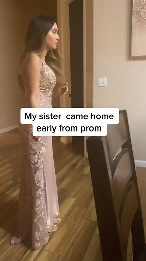 She’s explaining to my parents what happens at afterparties 😅 #prom #fypシ #promdress #LoveMeMode #MillionActsofLove