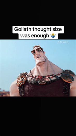 Goliath thought being bigger meant being better 😂 He never saw it coming The movie is David and it is available to watch now Stream NOW on Angel Guild #newfilm #movieclip #davidmovie #biblicalstory #faithcontent 😏🔥