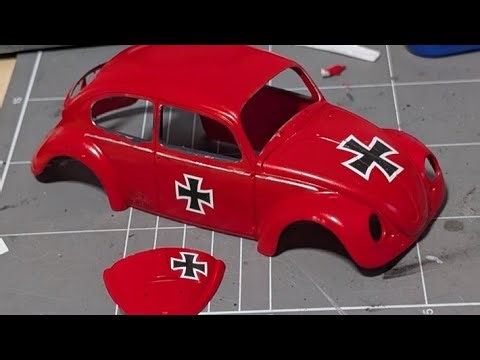 Live scale modelling; creating a Red Baron VW Beetle. Join me at the bench!