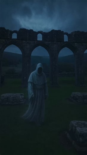 On the night of Nos Galan Gaeaf, when the veil between the living and the dead is said to be at its thinnest, the valley of Llanthony falls silent beneath the Black Mountains. In the ruins of Llanthony Priory, where candlelight once flickered against stone, legend tells of a monk who was murdered during the Reformation. Some say his spirit still walks the cloisters he once called home — a quiet figure glimpsed among the arches when the mist drifts low through the valley. Will you see him this No