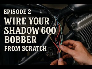 How To Wire you Shadow 600 Bobber From Scratch Part 2