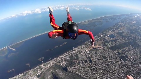 Amazing Skydiving Experience over Sebastian Inlet, Florida