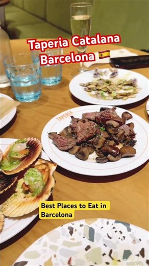 Best Restaurants to Eat in Barcelona! Taperia Catalana #spain #tapas #barcelona #foodie