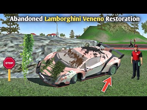 Restoration Of Abandoned Scrap LAMBORGHINI VENENO - Car Simulator 2 Abandoned Cars Gameplay #gaming