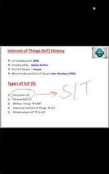 IoT History | Types Of Internet Of Things | @conceptofcomputer37