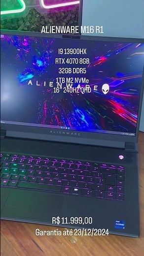 Alienware M16 i9 • RTX 4070