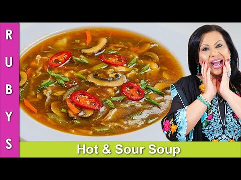 It's that time of the year! Hot & Sour Chicken & Veg Soup Recipe in Urdu Hindi - RKK