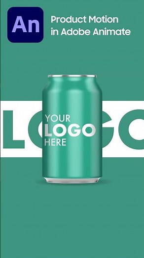 Product Motion Beer Can Animation in Adobe Animate | Tutorial (Project File)