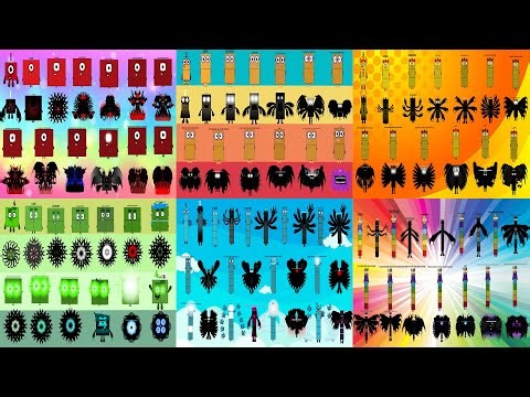 The contrast between The Ultimate UBD (1M - 1B -QN -1SP- 1N - 1O) vs Numberblocks Band Full time 1h