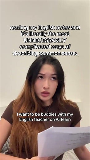 Why do my English notes explain common sense like a philosophy thesis…