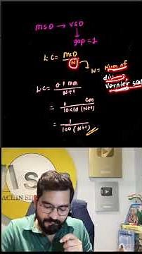 NEET 2026 Physics : Vernier Callipers least Count Trick || ssp sir #sachinsirphysics #neet2026