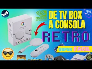 Así se ve un Chromecast con Google Tv como consola Retro (tutorial + Gameplay)