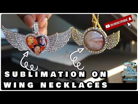 SUBLIMATION ON WING NECKLACES