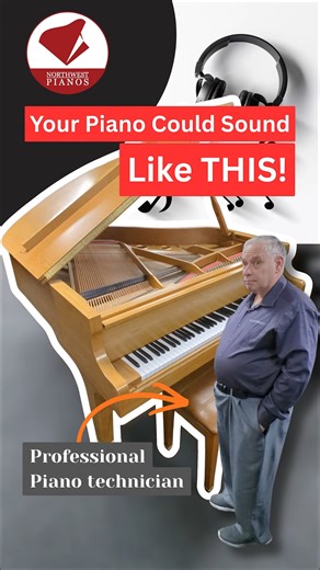 Your Piano Could Sound Like THIS 🎹✨ Even when your piano sounds "pretty good," it could sound AMAZING. Our technician Frank is about to prove it with this stunning Wurlitzer grand. The difference? A proper tuning. Part 2 drops soon... and you're going to hear the transformation! 🔥 💡 Pro tip: Annual tunings keep your piano performing at its best 📍 Bellevue, WA | New & Pre-Owned Pianos #PianoTuning #NorthwestPianos #PianoMaintenance #PianoCare #GrandPiano | Northwest Pianos