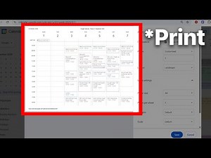 How To Print Google Calendar With Event Details (Step By Step)