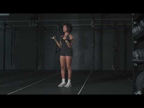 Dumbbell Curl to Overhead Press