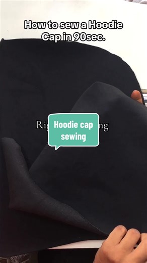 How to Cut and Sew a Hoodie Cap Tutorial