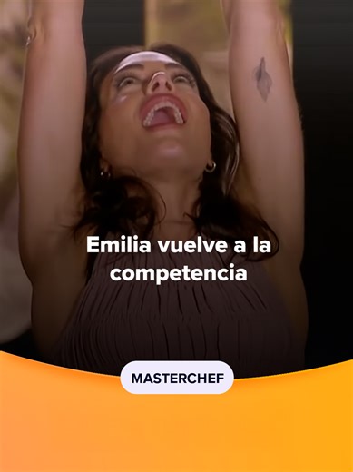 Directo al balcón 🤍 Emilia gana su delantal blanco y vuelve con todo a la competencia