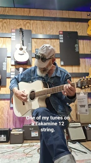 Had a good time with this 12 string in Johnson City.#Takamine #12string #songwriter