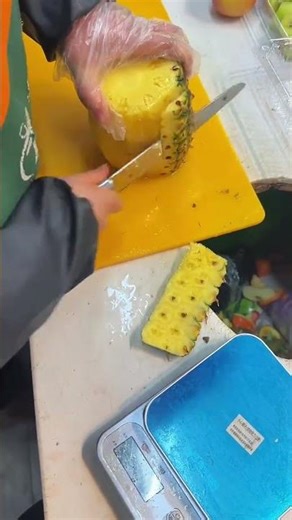 Golden Crown PineappleArtRoyal Pineapple MasterpieceTropical Elegance Pineapple Carving#Knife Skills