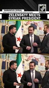 Zelenskyy meets Syrian President al-Sharaa to explore dialogue and regional cooperation