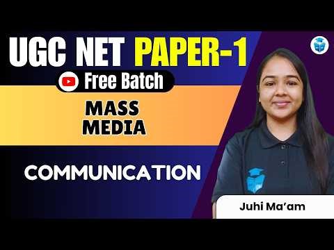 UGC NET Paper 1 Communication | MASS MEDIA | UCG NET June 2026 JRFAdda