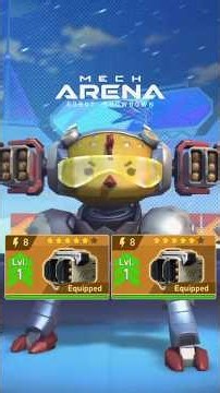 Lancer + Strike Rocket 8 🔥👆🏻|Mech Arena Gameplay #mecharena #mecharenarobotshowdown #gaming #shorts