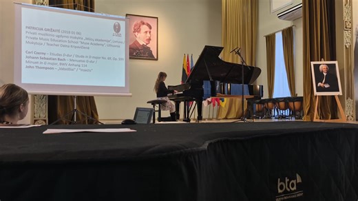 Konkursas „J. S. BACH IN VILNIUS“| 1 diena Patricija Grižaitė Privati muzikinio ugdymo mokykla „Mūzų akademija“ Mokytoja: Diana Kripavičienė Lietuva #nčmm #bachinvilnius | Nacionalinė M. K. Čiurlionio menų mokykla