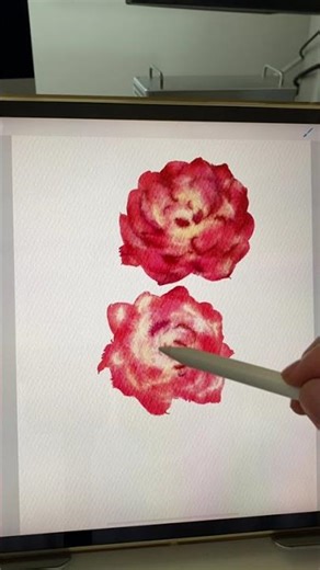 【iPad画画】Procreate iPad Drawing ✍️ WATERCOLOR FLOWER