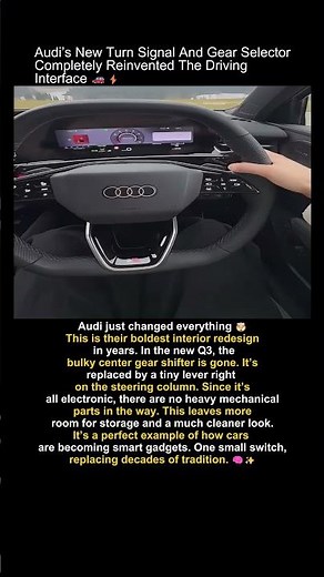 This Audi interior change is crazy #audi #newcar #interior