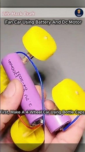 DIY Mini Fan Car | Simple Science Project for Students