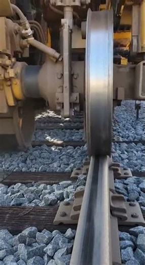 Rail Alignment Machine Straightens Tracks