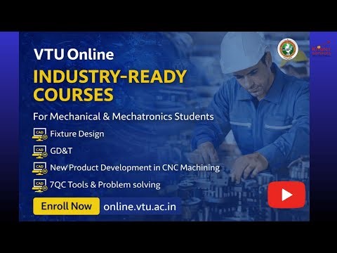 VTU Online Industry Ready Courses | Mechanical & Mechatronics Engineering Career