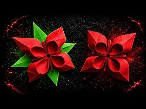 Easy DIY Origami Flower With Paper | Step by Step Tutorial
