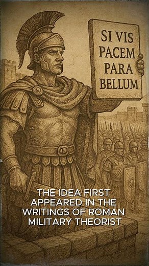 Why Do We Say "Si vis pacem, para bellum"? ⚔️ #parabellum #latinphrase #historyshorts
