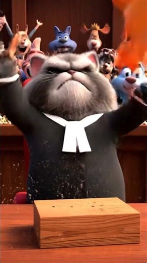 When the Judge Is a Cat! 🐱💥 3D Funny Courtroom Animation