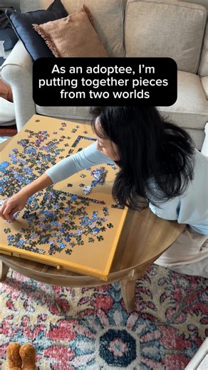 Kyla | UGC Creator on Instagram: "Being adopted feels like putting together a puzzle without the box. You move through life trying to figure out where you fit, who you are and how to make peace with the pieces you don’t have. —— For anyone still figuring it out, one piece at a time. You’re welcome here. 🧩 ❤️ Korean adoptee Lifestyle creator Content creator"