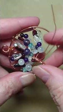 Making a Tree-of-Life Pendant (Number 217) with Family Birthstones (V. 2)